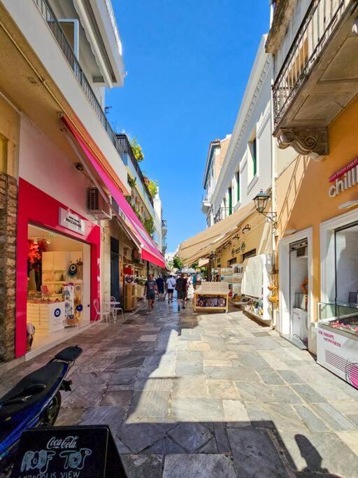 Plaka Nefeli Elegant Urban Retreat In Athens Historic Heart Appartement Buitenkant foto