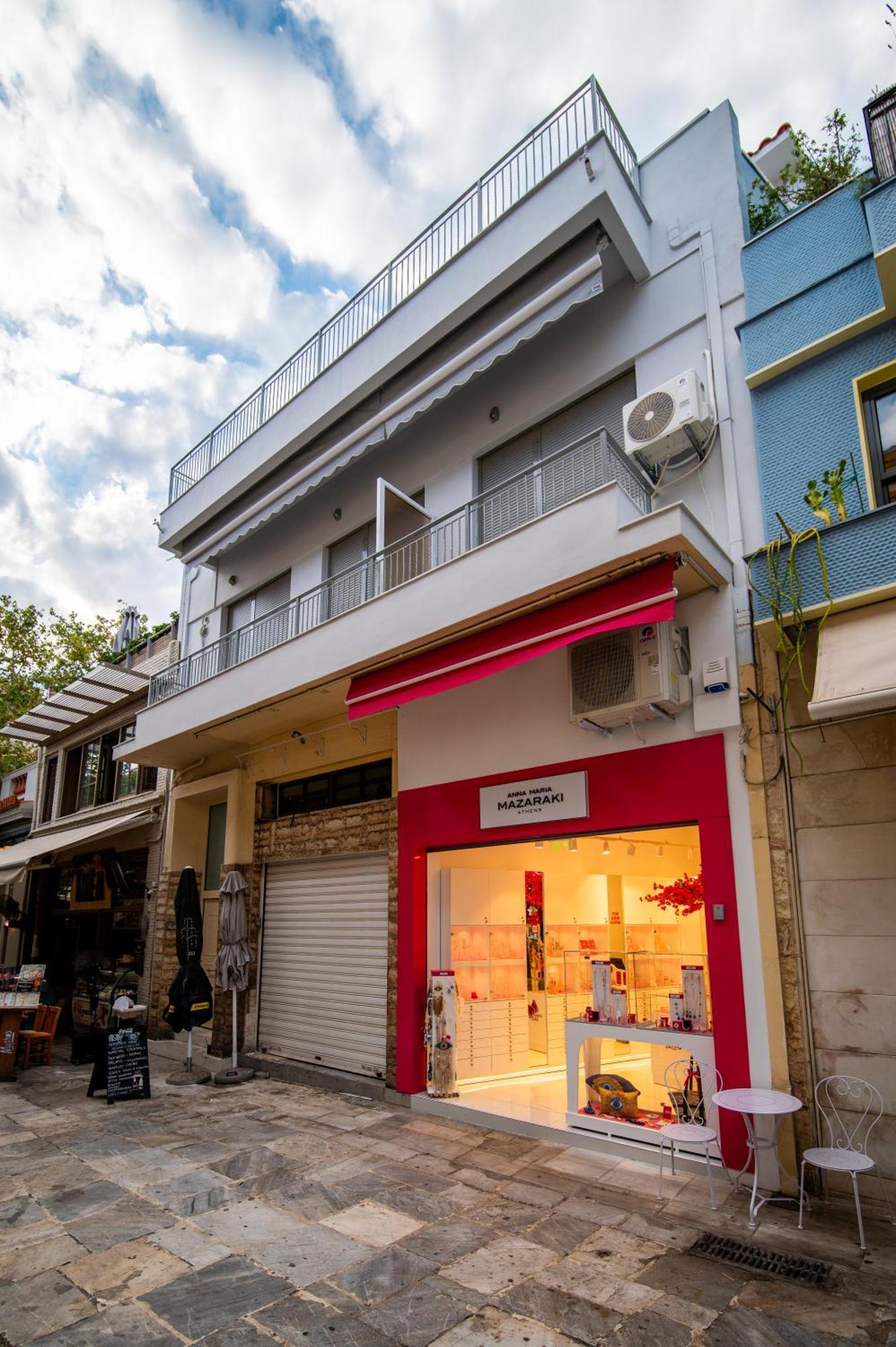 Plaka Nefeli Elegant Urban Retreat In Athens Historic Heart Appartement Buitenkant foto